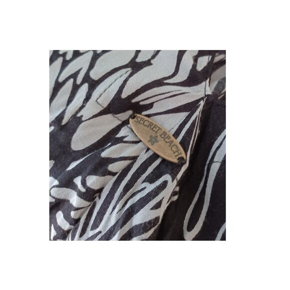 Secret Beach Hawaii Ikat Batik One Piece Summer Romper Jumpsuit Beach Coverup OS - Picture 6 of 8